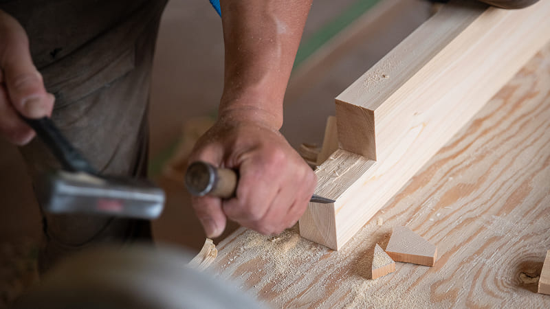 木を知り尽くした職人の技術