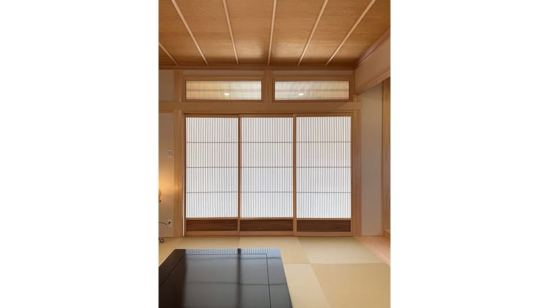 安水建設施工事例_吹き抜けのある平屋の住まい6