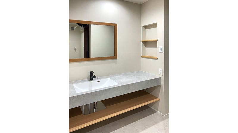 安水建設施工事例_空間を無駄なく使ったスキップフロア3