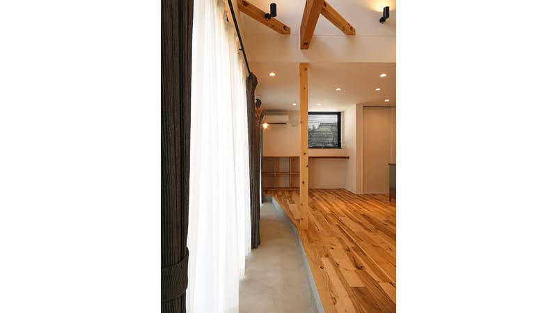 安水建設施工事例_空間を無駄なく使ったスキップフロア6