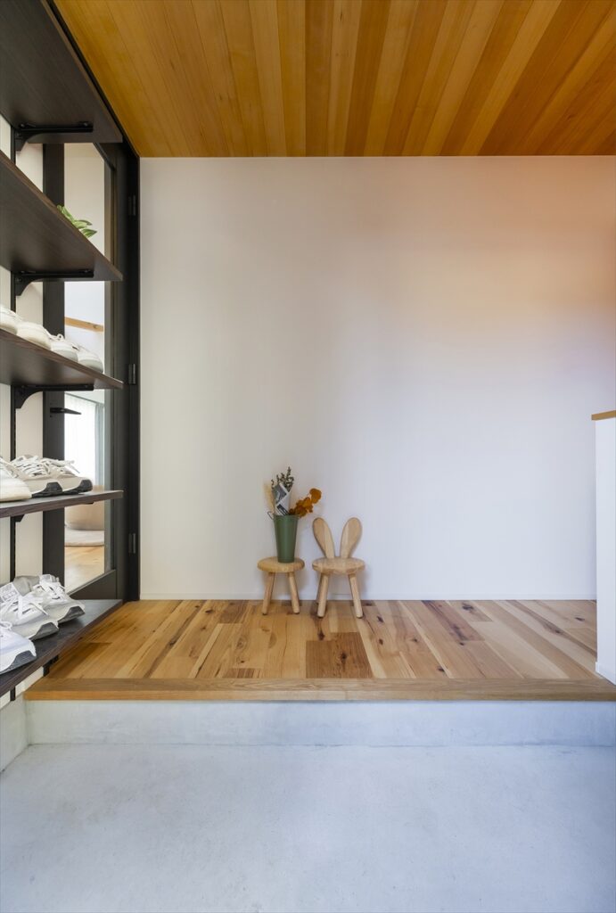 スキップフロア×土間のあるお家