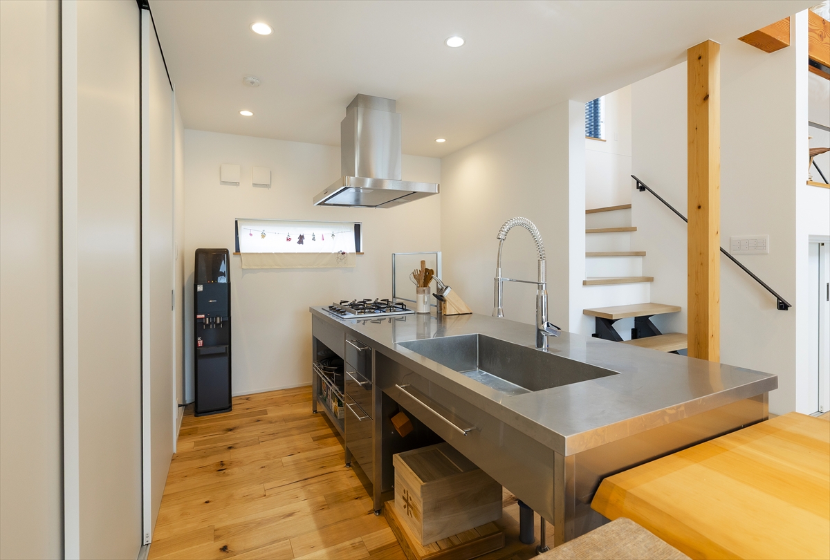 スキップフロア×土間のあるお家