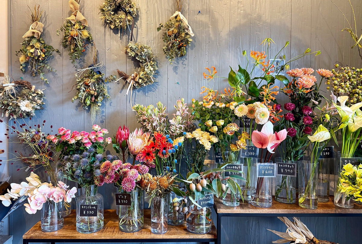 暮らしのお店に新しくお花屋さんがオープンしました！