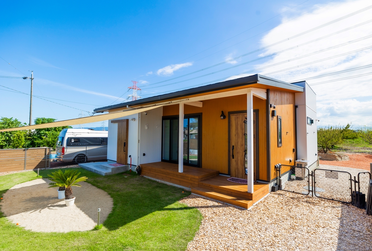 積豊建設株式会社の暮らしと趣味を大切にした、素材感のある家